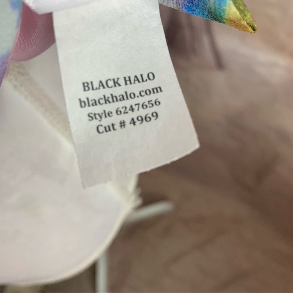 NEW Black Halo Jasper Watercolor Blouse - Picture 10 of 13